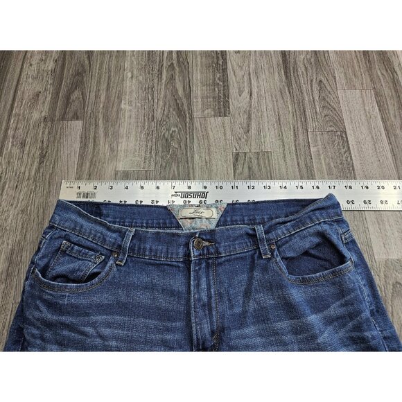 (3/$35) Levis Bermuda Shorts Womens 14 Mid Rise Rolled Cuff Relaxed Denim Casual - Picture 9 of 13
